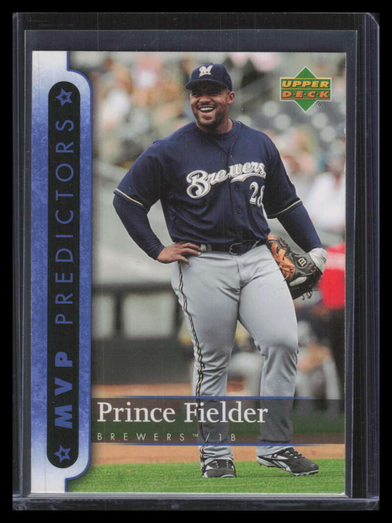 2007 Upper Deck MVP Predictors mvp53 Prince Fielder ID: 179374