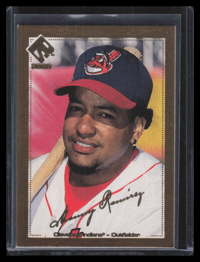 2000 Private Stock Gold Portraits 40 Manny Ramirez 73/99