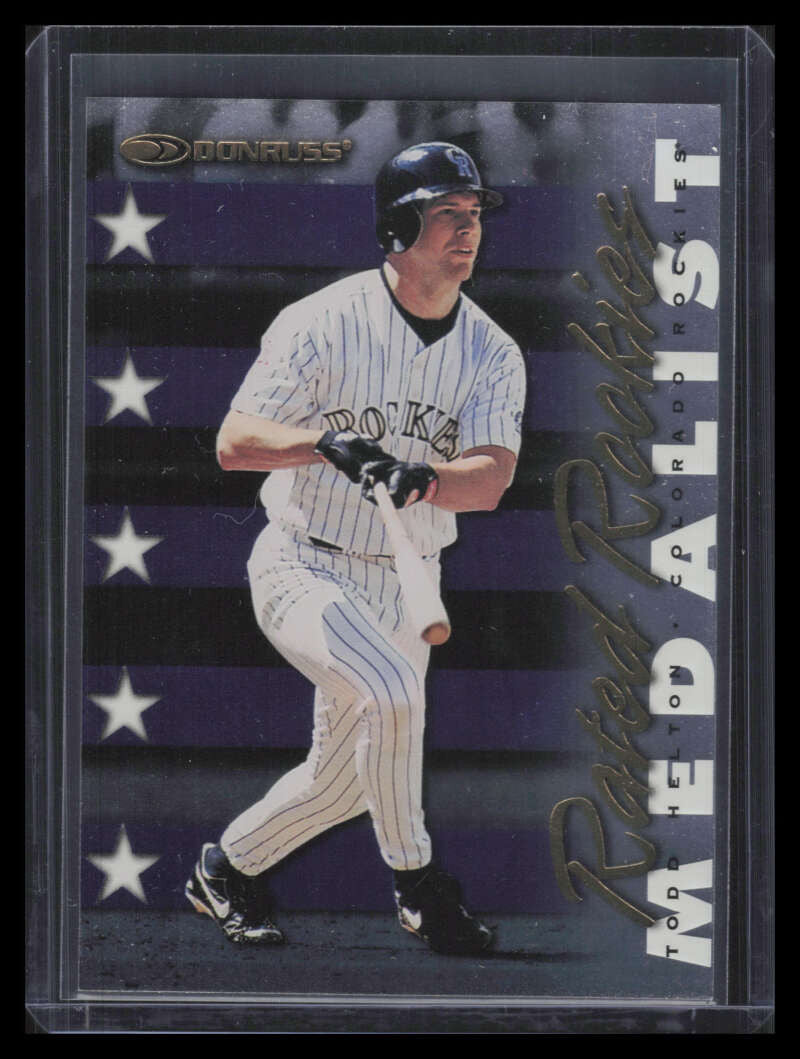 1998 Donruss Rated Rookies Medalists 18 Todd Helton /250