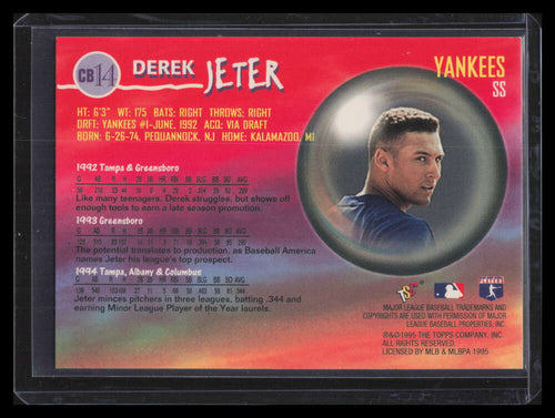 1995 Stadium Club Crystal Ball cb14 Derek Jeter 154638