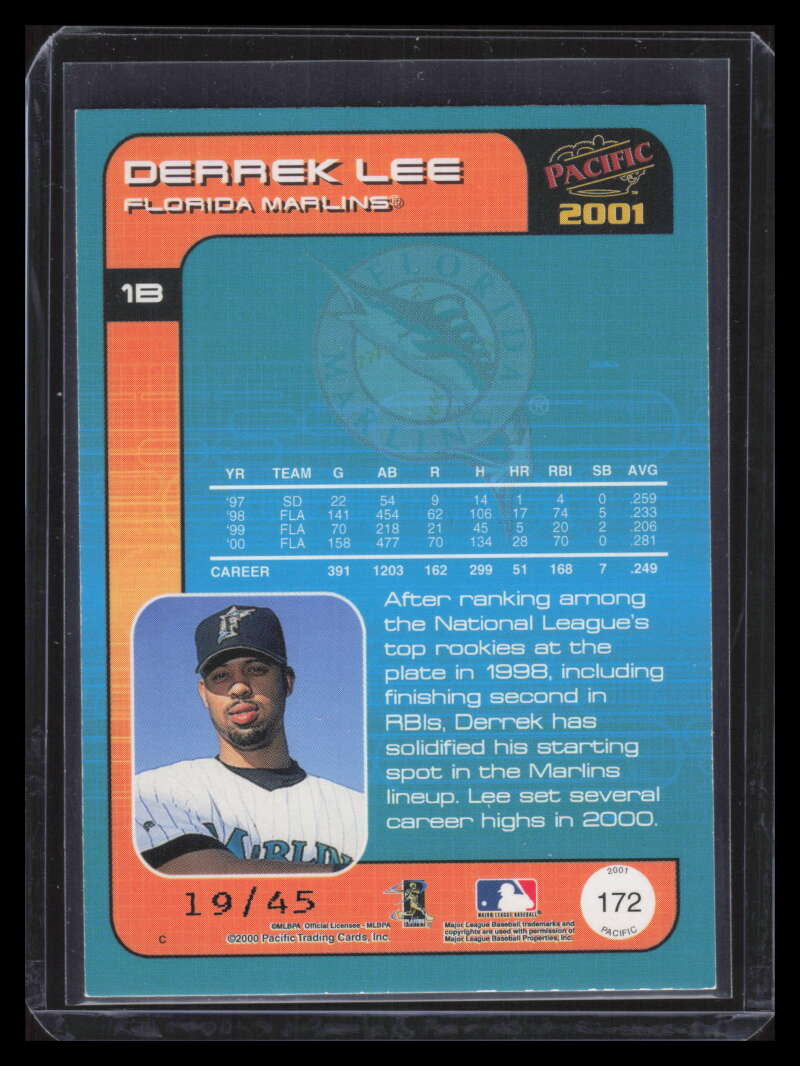 2001 Pacific Extreme LTD 172 Derrek Lee 19/45