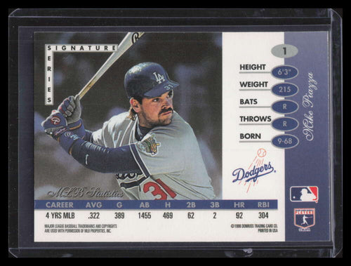 1996 Leaf Signature Gold Press Proofs 1 Mike Piazza