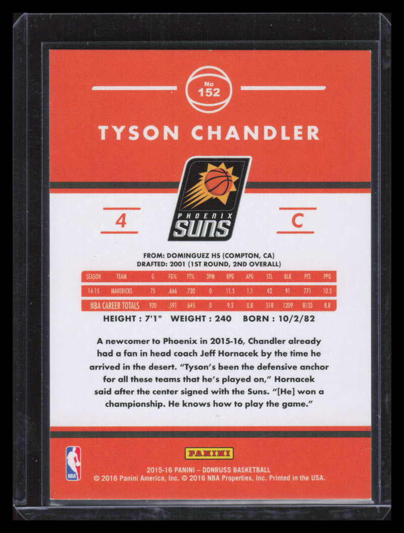 2015-16 Donruss Assists 152 Tyson Chandler 11/11