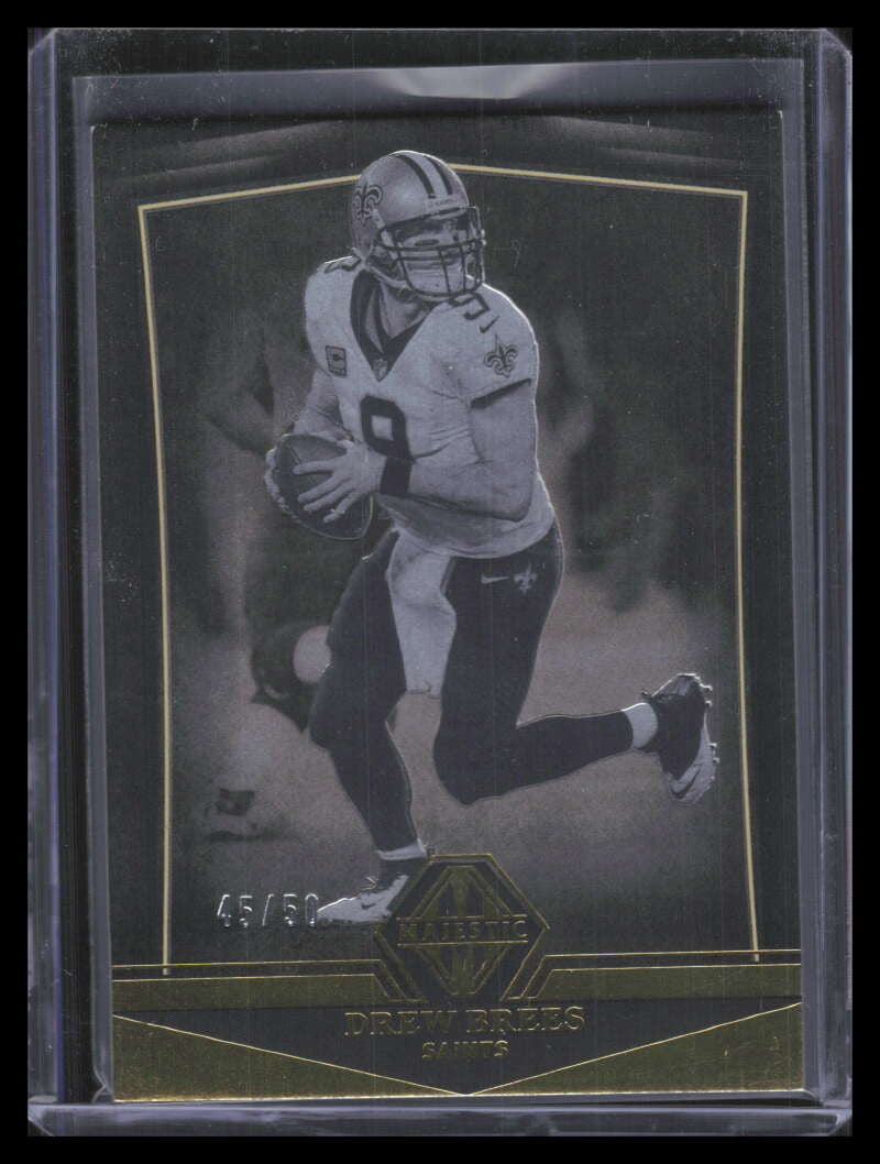 2018 Panini Majestic Gold 70 Drew Brees 45/50