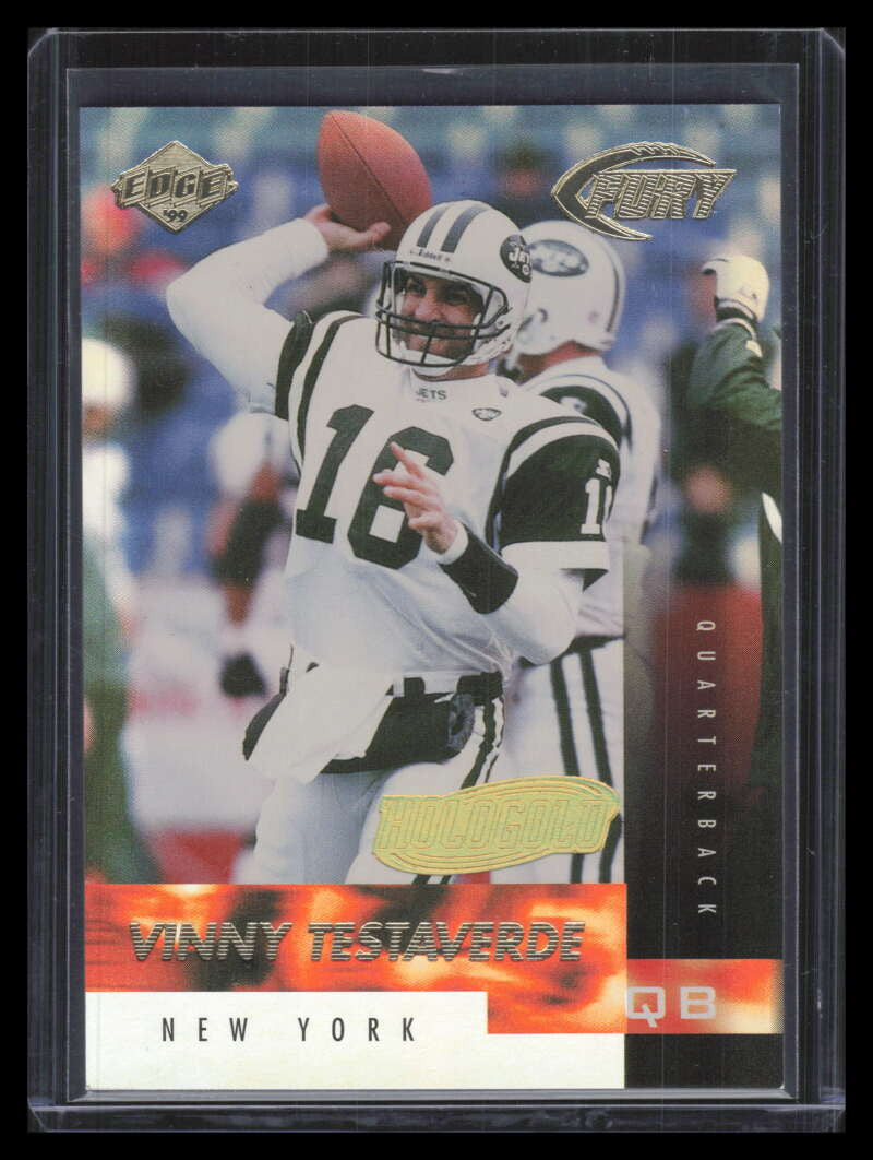 1999 Collector's Edge Fury HoloGold 137 Vinny Testaverde 25/50