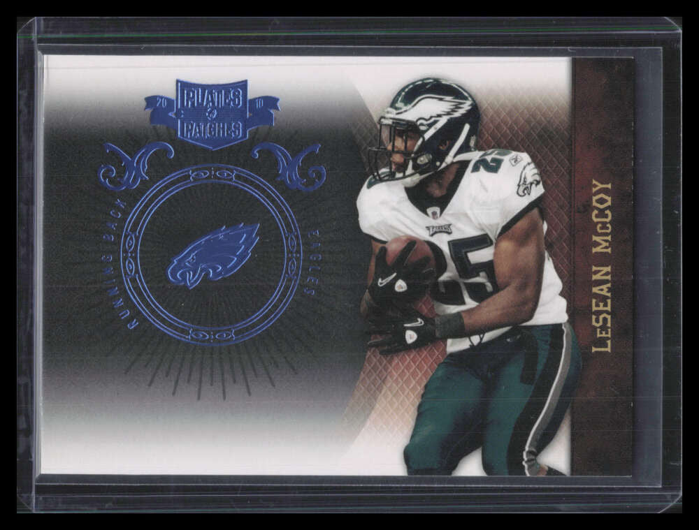 2010 Panini Plates and Patches Platinum 74 LeSeaon McCoy 5/10