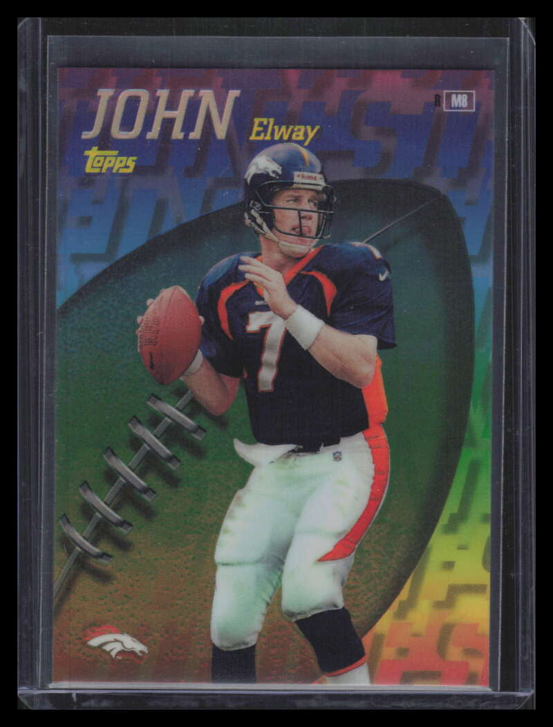 1998 Topps Mystery Finest Refractor m8 John Elway 154782