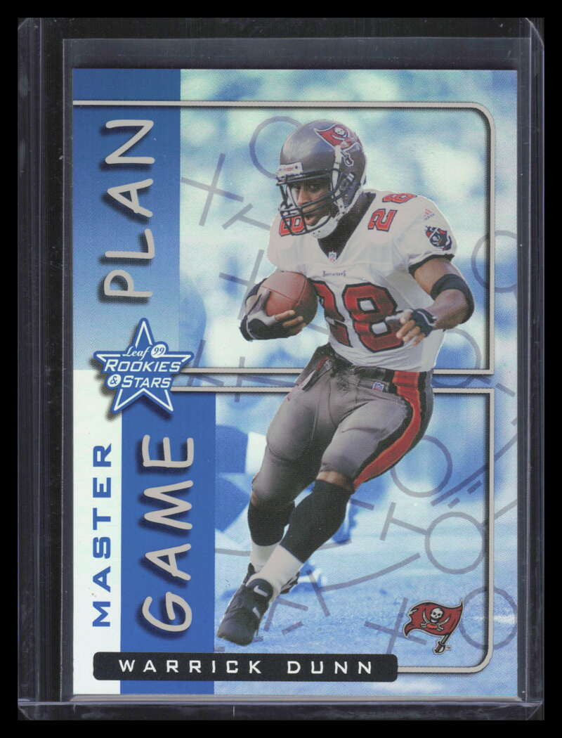SOLD 179503 1999 Leaf Rookies and Stars Game Plan Masters gp9 Warrick Dunn 36/50
