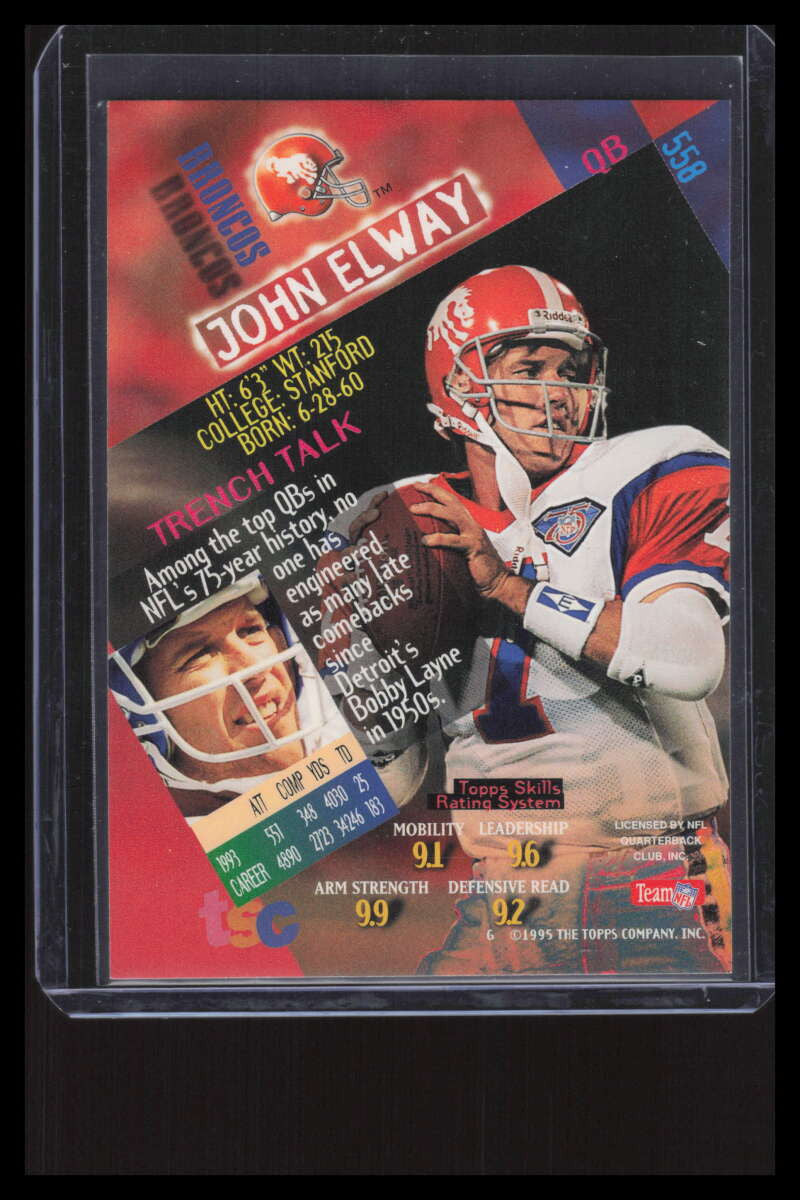 1994 Stadium Club First Day 558 John Elway