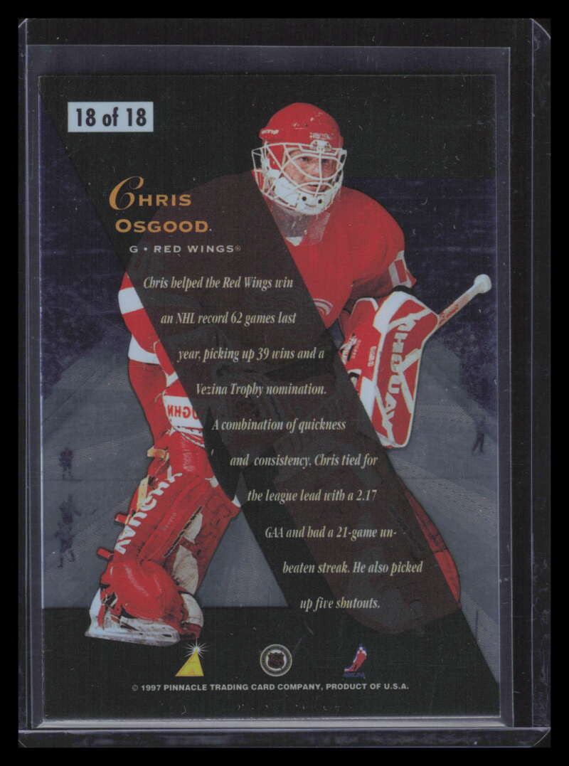 1996-97 Zenith Z-Team 18 Chris Osgood