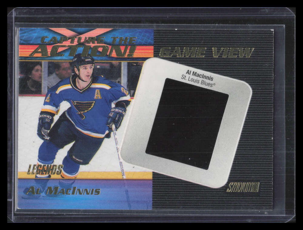 1999-00 Stadium Club Capture the Action Game View cag29 Al MacInnis 85/100