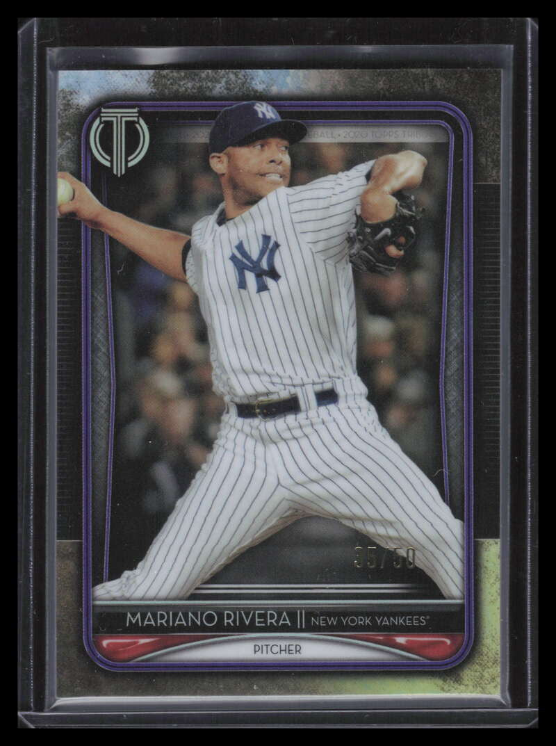 2020 Topps Tribute Purple 37 Mariano Rivera 35/50
