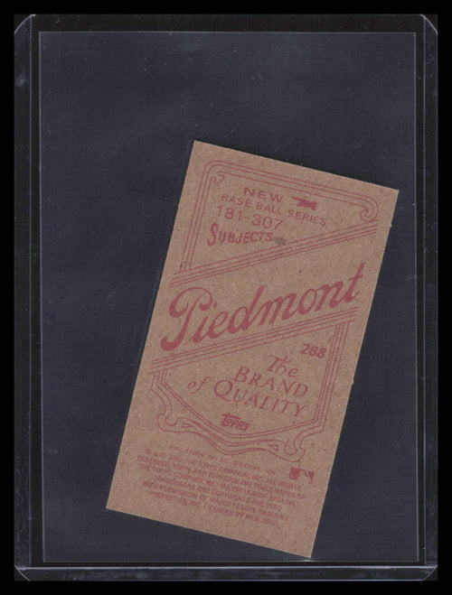 2002 Topps 206 Piedmont Red 288 Mike Schmidt RET Retired