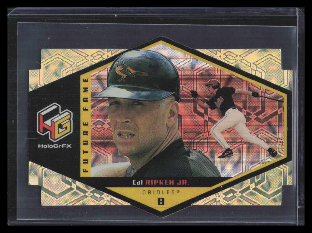 SOLD 179545 1999 Upper Deck HoloGrFX Future Fame Gold f2 Cal Ripken Jr.