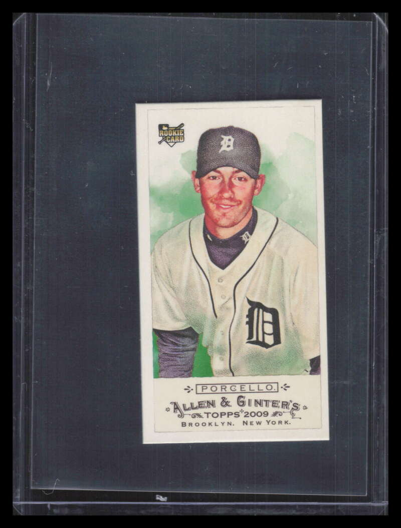 DELETE 179563 2009 Topps Allen and Ginter Mini Bazooka 316 Rick Porcello Rookie 6/25