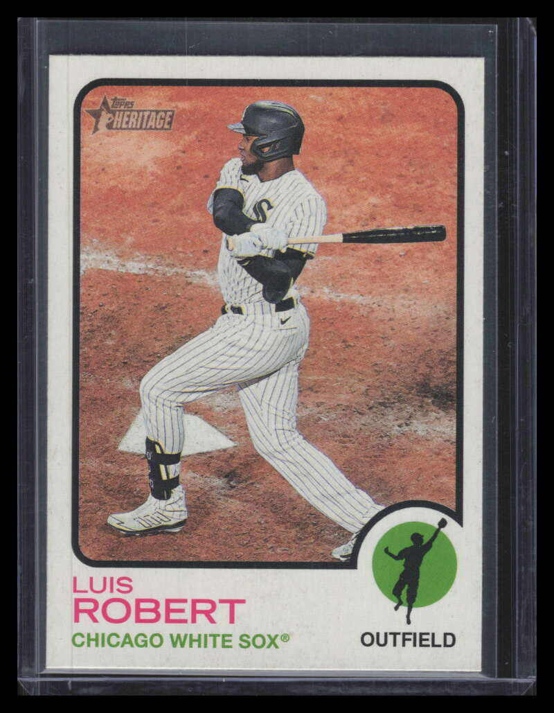 2022 Topps Heritage Team Color Swap Variations 295 Luis Robert SP