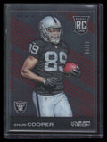 2015 Panini Clear Vision Red 103a Amari Cooper Ball in Left Arm Rookie 4/25