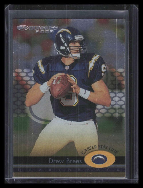 2002 Donruss Stat Line Career 158 Drew Brees 163/221