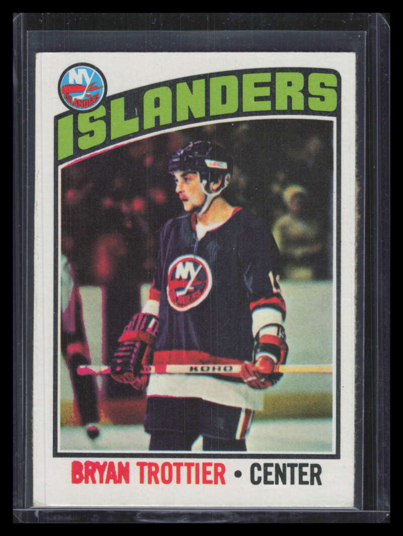 SOLD 179616 1976-77 Topps 115 Bryan Trottier Rookie EX