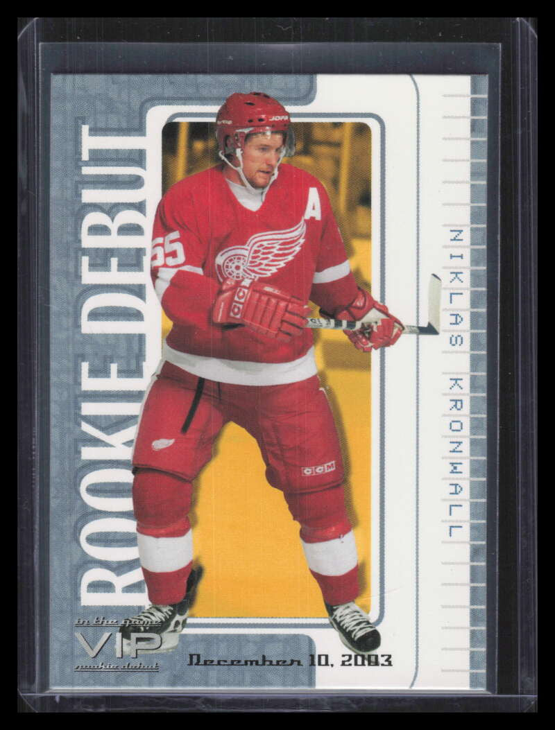 2003-04 ITG VIP Rookie Debut 79 Niklas Kronwall Rookie /77