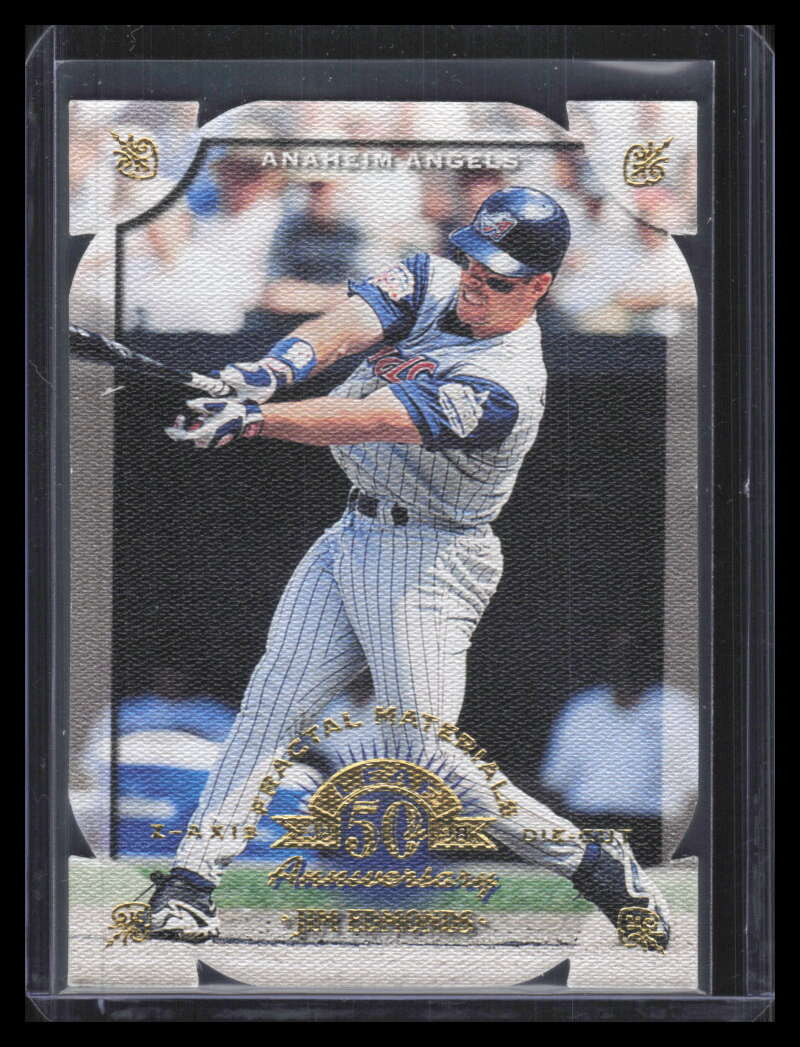 1998 Leaf Fractal Materials Die Cuts 115 Jim Edmonds NZ 13/50