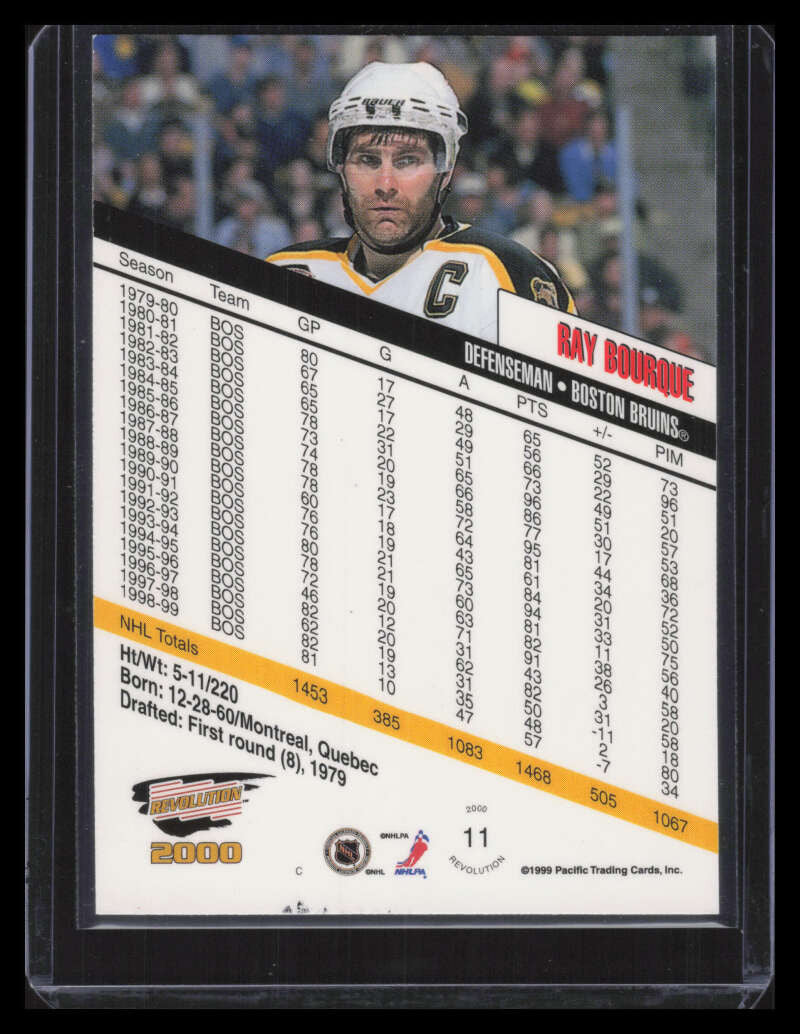 1999-00 Revolution Red 11 Ray Bourque 8/299
