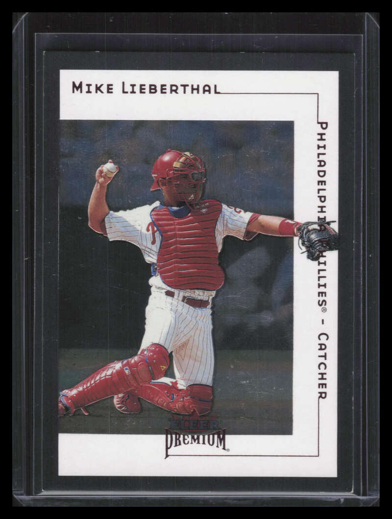 2001 Fleer Premium Star Ruby 5 Mike Lieberthal 48/125