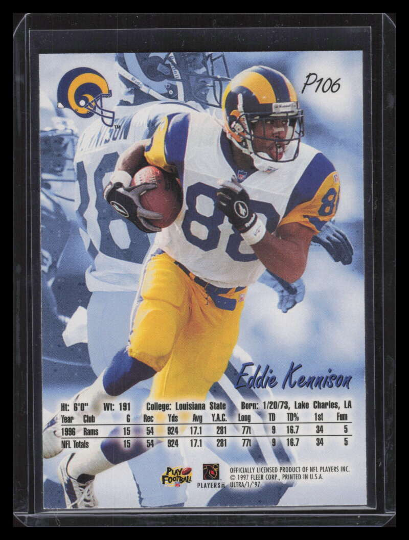 1997 Ultra Platinum Medallion p106 Eddie Kennison F03987