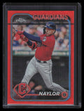 2024 Topps Chrome Orange Wave Refractor 158 Bo Naylor 10/25