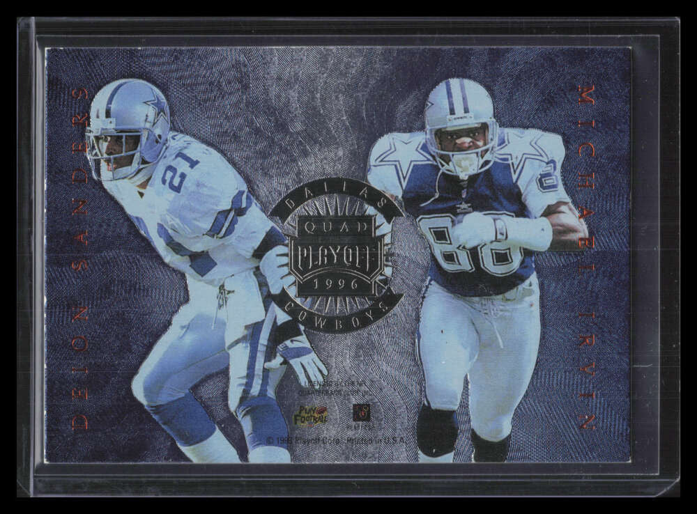 1996 Absolute Quad Series 8 Kevin Williams Novacek Michael Irvin Deion Sanders