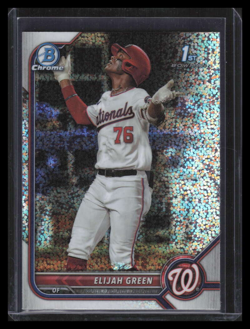 2022 Bowman Chrome Draft Sparkle Refractor bdc23 Elijah Green Rookie