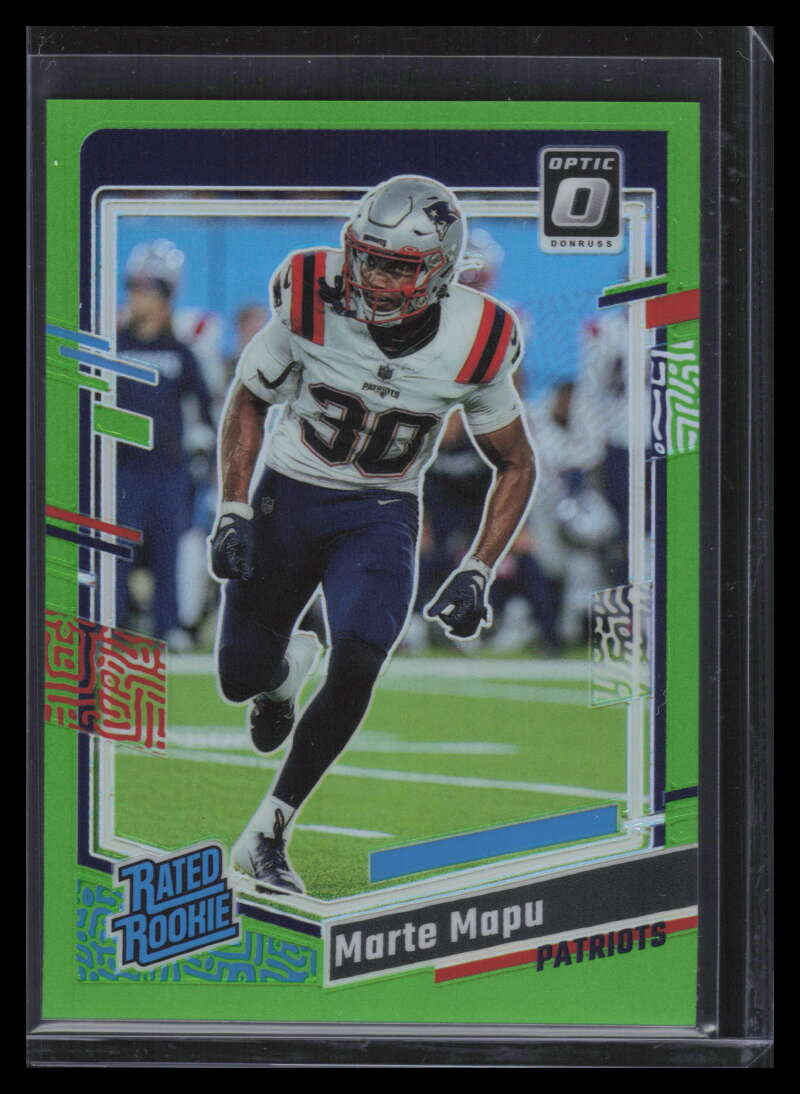 2023 Donruss Optic Lime Green Refractor 275 Marte Mapu RR Rated Rookie 9/20