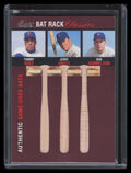 2003 Flair Greats Rack Classics Trios Agee Grote Harrelson Triple Bat 159/300