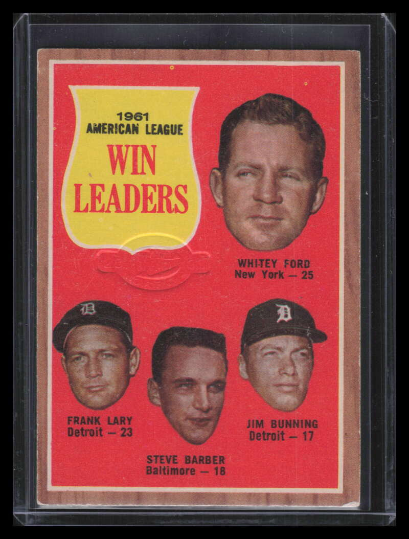 2003 Topps All-Time Fan Favorites Vintage Embossed 62 LL 1962 Ford Buning Barber