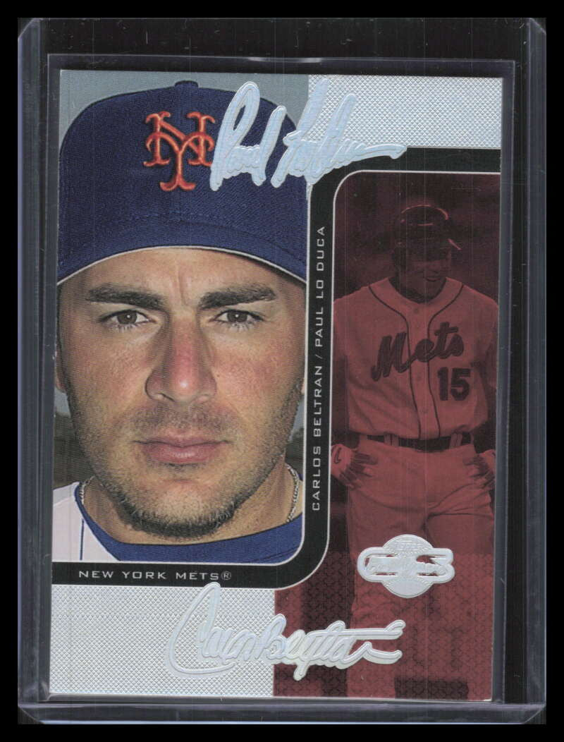 2006 Topps Co-Signers Changing Faces HyperSilver Red 87c Lo Duca Beltran 20/25