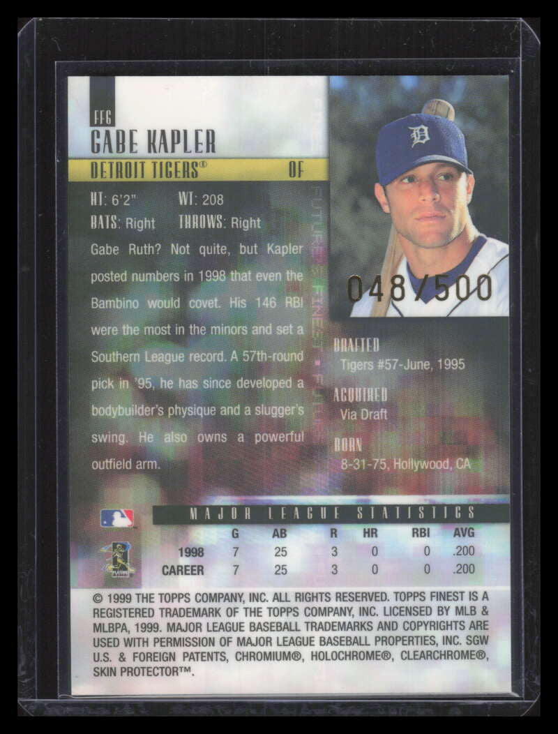 1999 Finest Future's Finest ff6 Gape Kapler 48/500