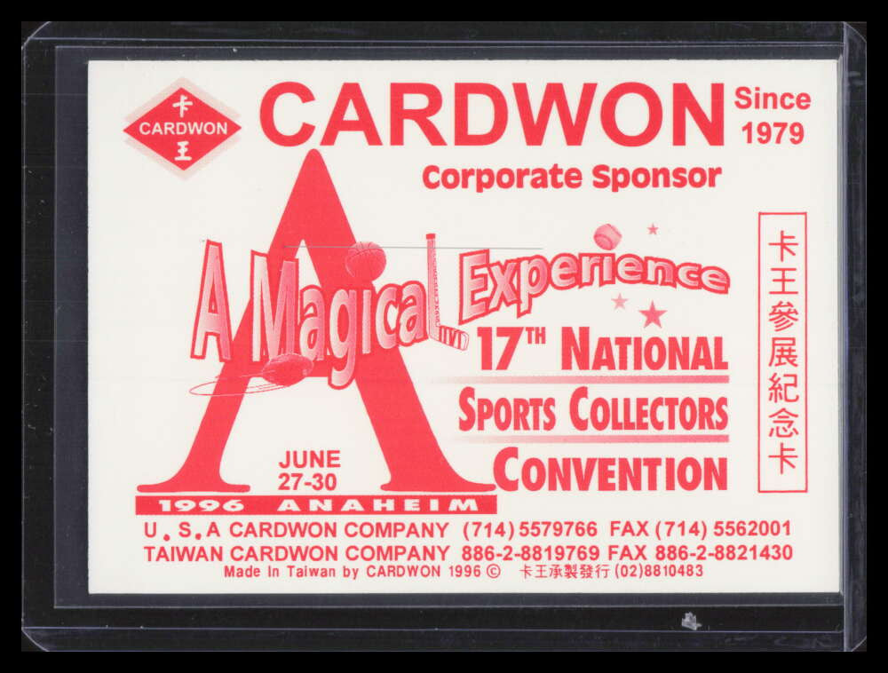1996 National Convention Cardwon Chan Ho Park Hideo Nomo F06397