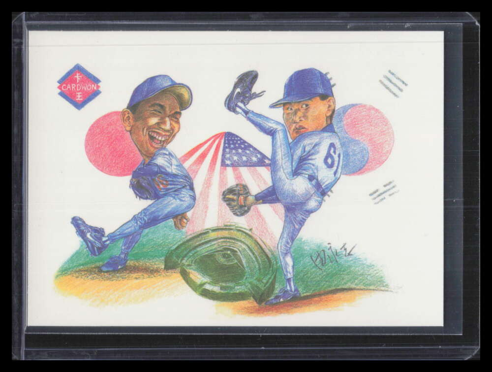 1996 National Convention Cardwon Chan Ho Park Hideo Nomo F06398
