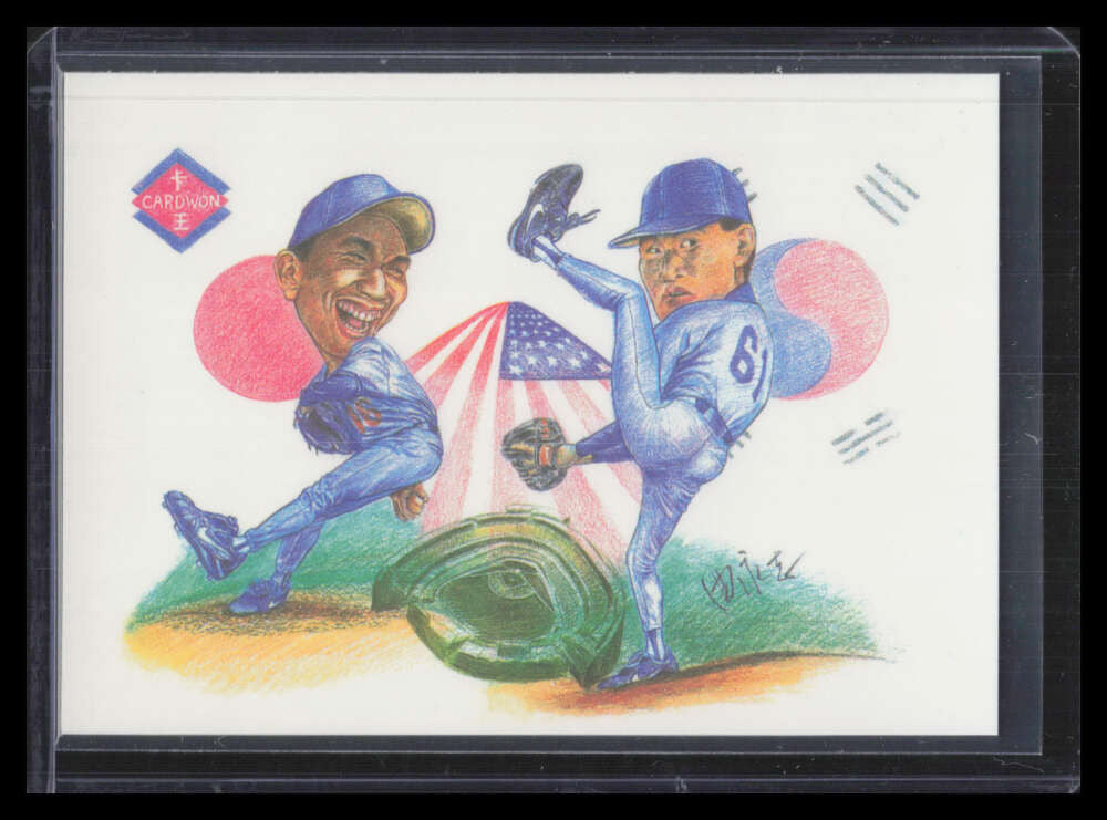 1996 National Convention Cardwon Chan Ho Park Hideo Nomo F06399