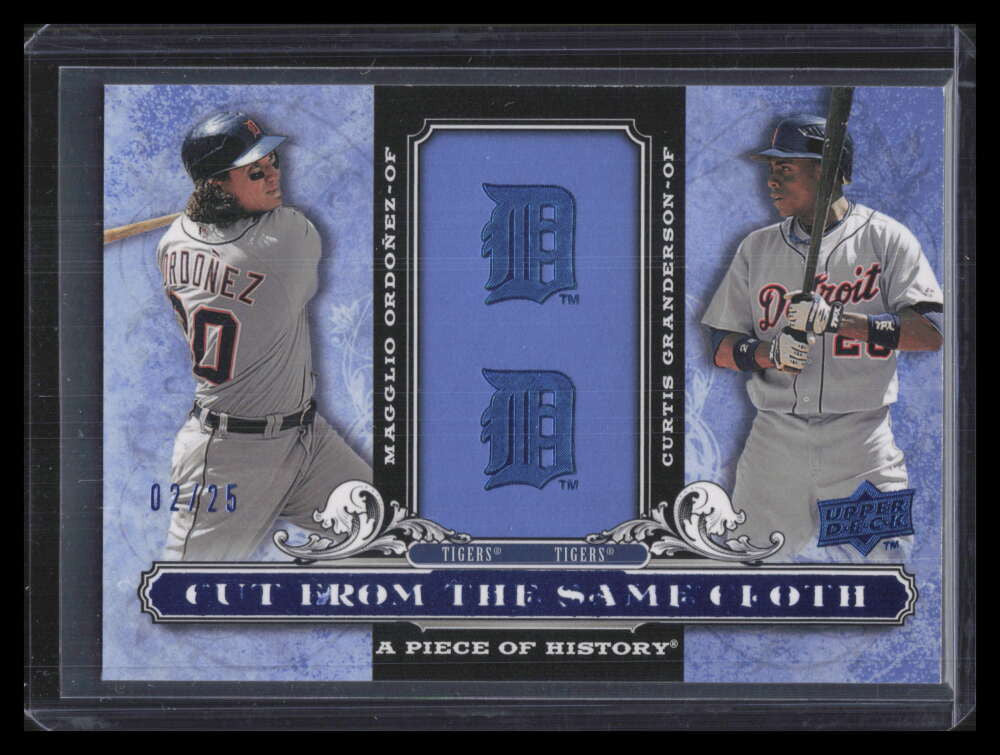 2008 UD A Piece of History Cut From the Same Cloth Blue Ordonez Granderson 2/25