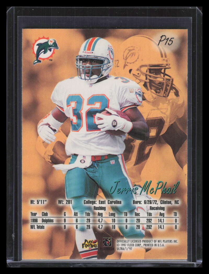 1997 Ultra Platinum Medallion p15 Jerris McPhail