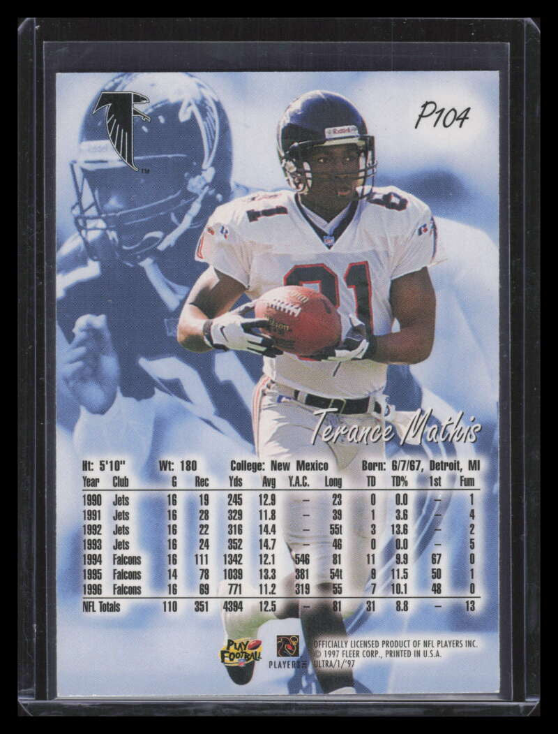 1997 Ultra Platinum Medallion p104 Terance Mathis F06446
