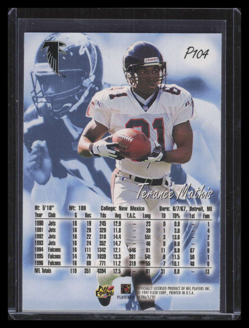 1997 Ultra Platinum Medallion p104 Terance Mathis F06447
