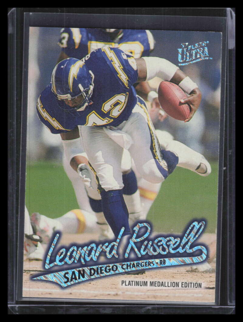 1997 Ultra Platinum Medallion p36 Leonard Russell