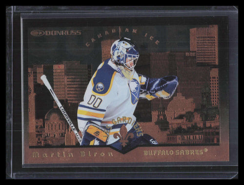 1996-97 Donruss Canadian Ice Les Gardiens 9 Martin Biron 1054/1500