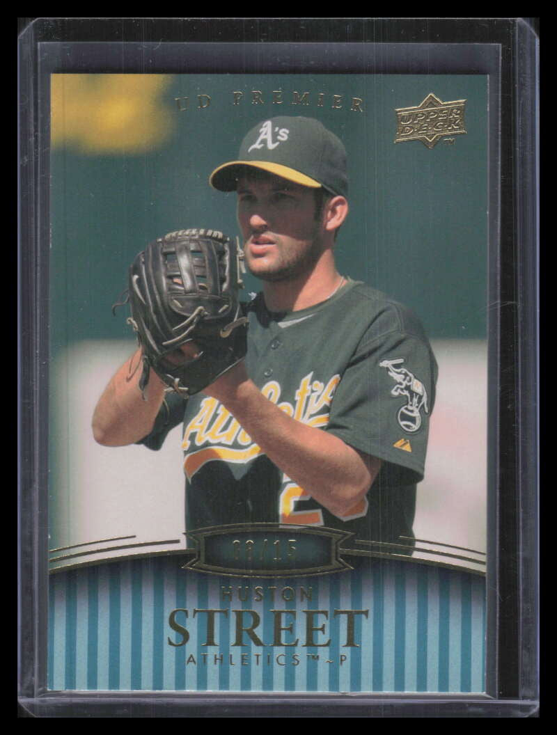 2008 Upper Deck Premier Blue 165 Huston Street 8/15
