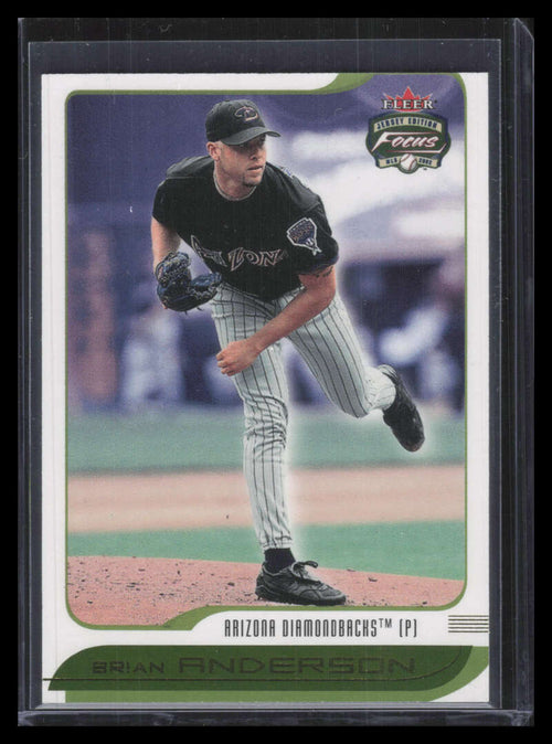 2002 Fleer Focus JE Jersey Parallel 169 Brian Anderson 28/34