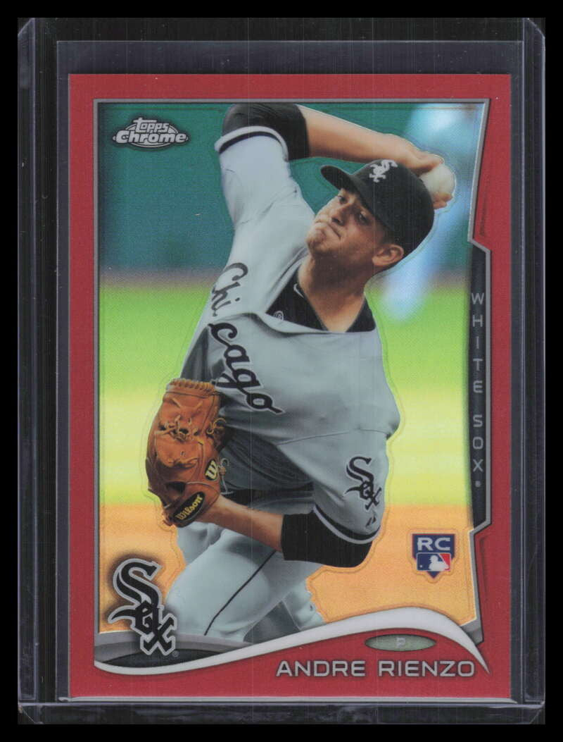 2014 Topps Chrome Red Refractor 206 Andre Rienzo Rookie 1/25