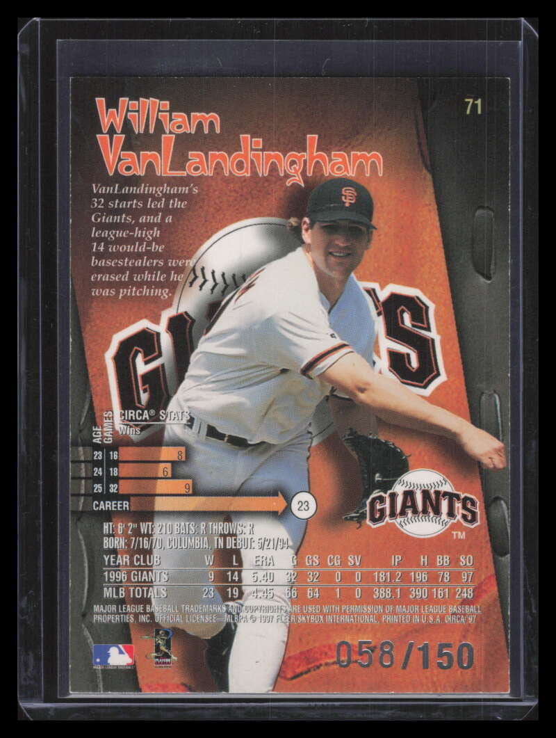 1997 Circa Rave 71 William VanLandingham 58/150
