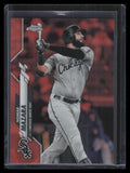 2020 Topps Chrome Orange Refractor 109 Nomar Mazara 16/25